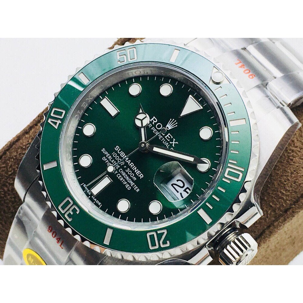 Rolex Submariner 116610LV Hulk 3135 Movement Noob F