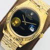 Rolex Datejust 16238 Black Onyx Dial Yellow Gold Jubilee Bracelet Swiss Clone Movement