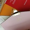 LV Diamond pattern leather embossed pochette metis handbag envelope wallet