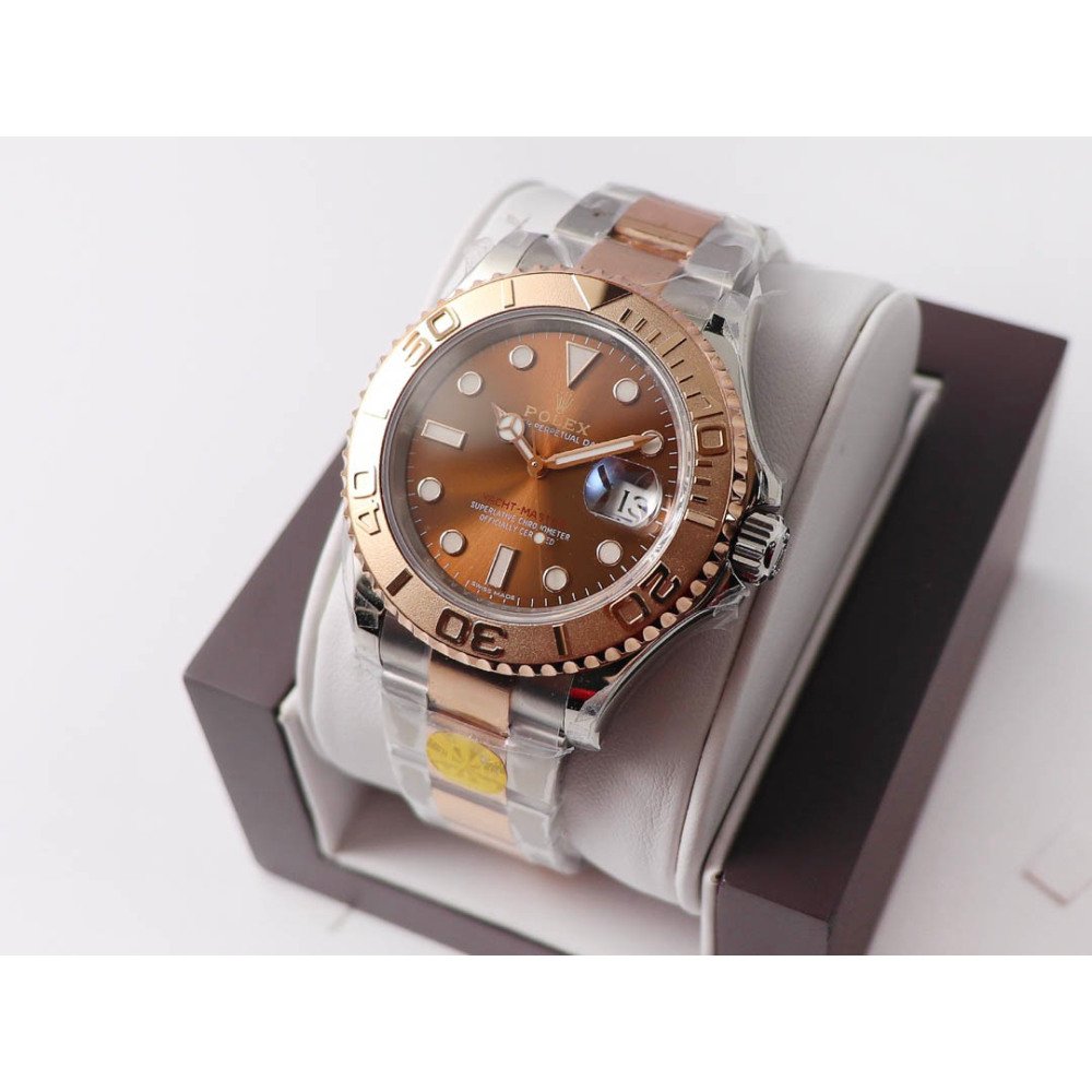 Rolex Yacht-Master 116622 Rose Gold Chocolate Dial Swiss 3235 Movement