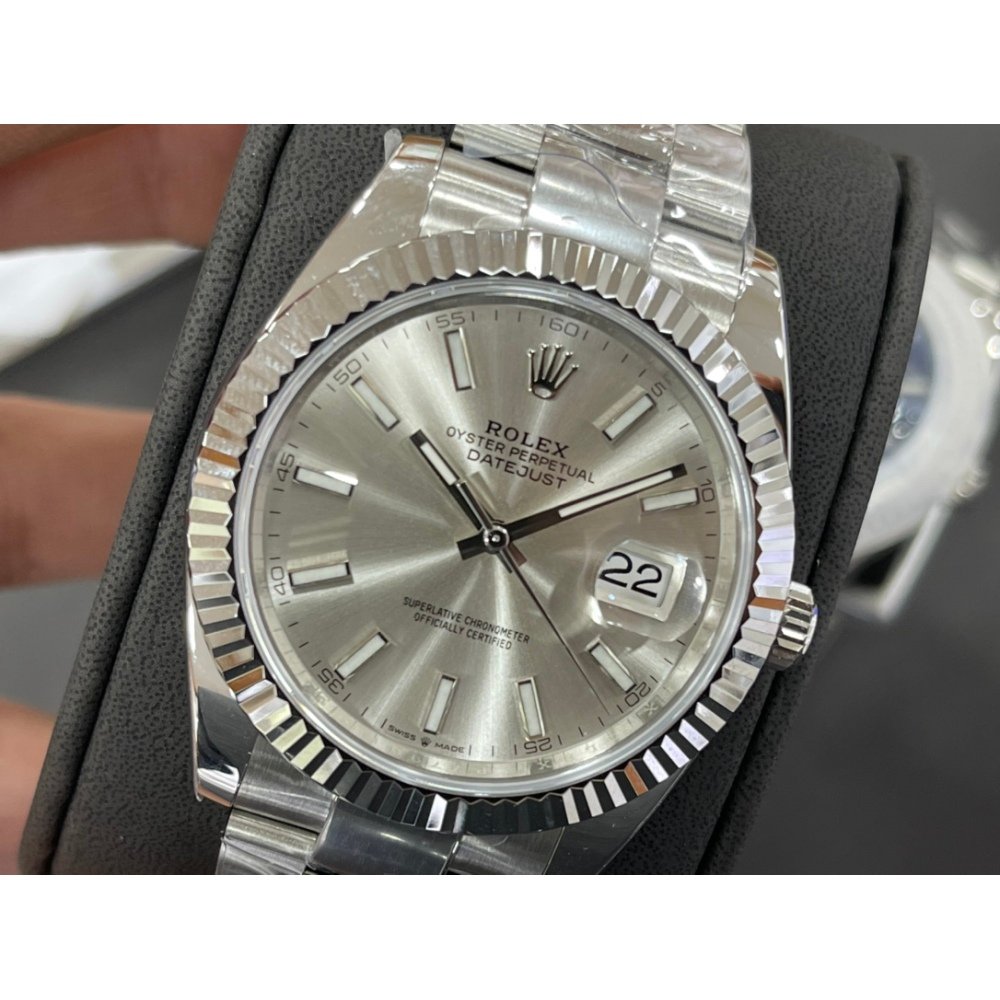 Rolex Datejust 126334 White Dial White Gold Swiss 3235 Movement