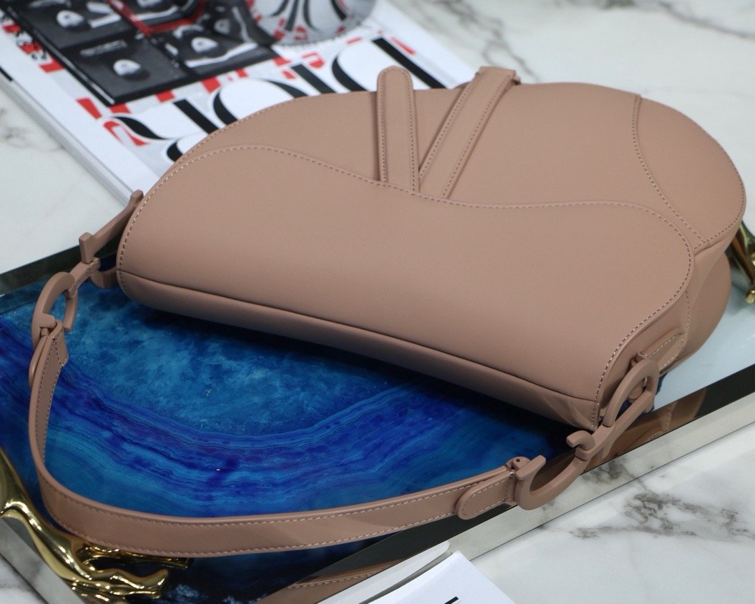 Dio.r Saddle🖤 frosted color buckle saddle bag