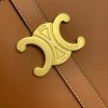 BUCKET TRIOMPHE shiny cow leather bucket bag Triomphe new bucket bag 25*22*14
