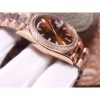 Rolex Day-Date 228345RBR Chocolate color Diamond Dial Steel 3255 Movement