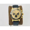 Rolex Daytona 116518LN Gold Yellow Black Dial Rubber 1:1 Super Clone 4130 Movement