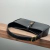 【𝑳𝑬 𝟓 𝑨 𝟕】𝙍𝙤𝙨𝙚 same style smooth plain leather 𝙃𝙊𝘽𝙊 handbag Plain leather gold/black 𝟔𝟓𝟕𝟐𝟐𝟖