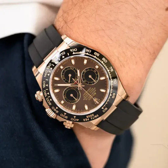 Rolex Cosmograph Daytona Everose Gold Chocolate Oysterflex M116515LN-0041