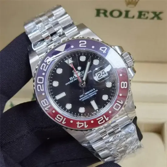 Rolex GMT Master II Batman & Pepsi 126710 Oyster Jubilee Bracelet Stainless Steel