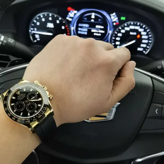 Cosmograph Daytona 18ct Yellow Gold Automatic Black Dial Men's Watch