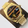 Rolex Datejust 1601 Gold Tiger Eye Dial Jubilee Bracelet Swiss Clone Movement