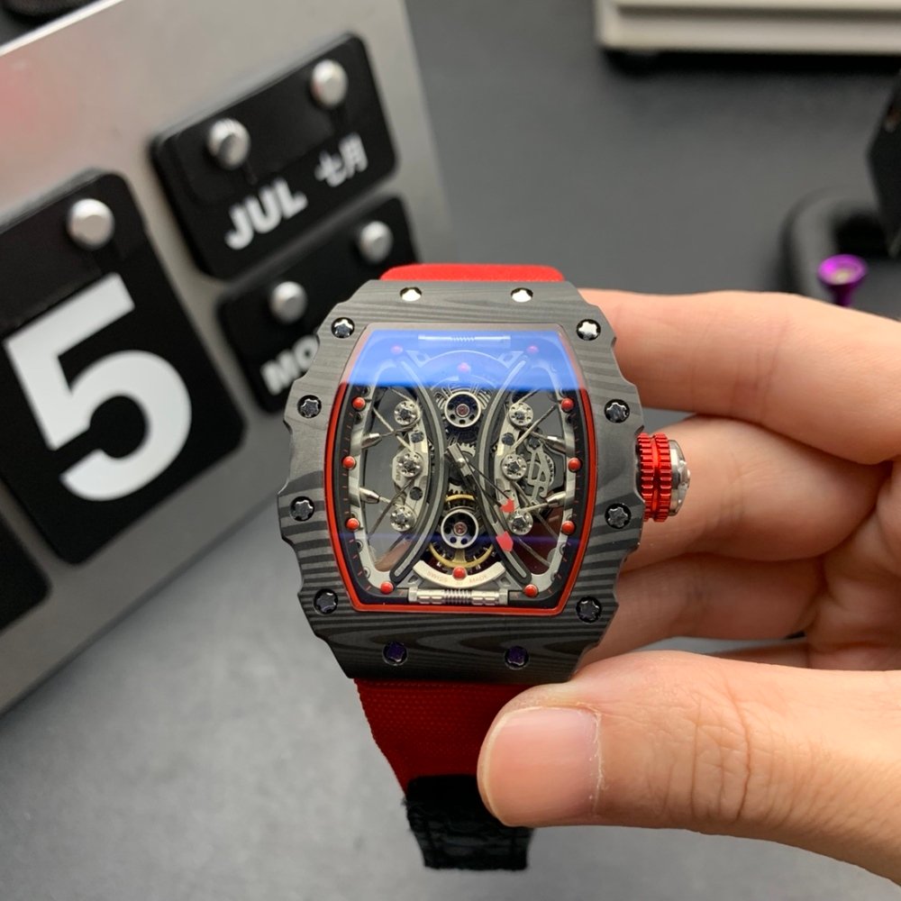 Richard Mille RM 53-01– Red Case Black Strap