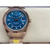 Rolex Sky-Dweller 336935 Skywalker Rose Gold And Blue Dial Steel Swiss 2824 Movement