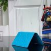 LV light blue (embossed) wallet wallet card holder