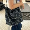 Chanel 24A 22Bag medium denim garbage bag AS3261W1080