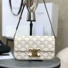𝗖𝗘𝗟𝗜𝗡𝗘 | Arc de Triomphe underarm White 𝟮𝟬*𝟭𝟬*𝟰𝒄𝒎bag