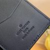 LV aerogram leather grainy mocha wallet