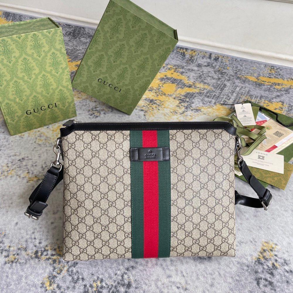 Gucci Canvas Messenger Bag