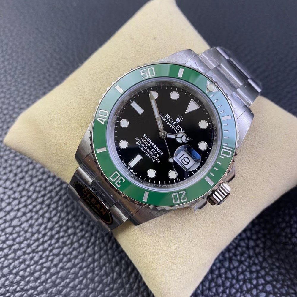 Rolex Submariner 126610LV Starbucks Green Black Dial Steel Swiss 3235 Movement
