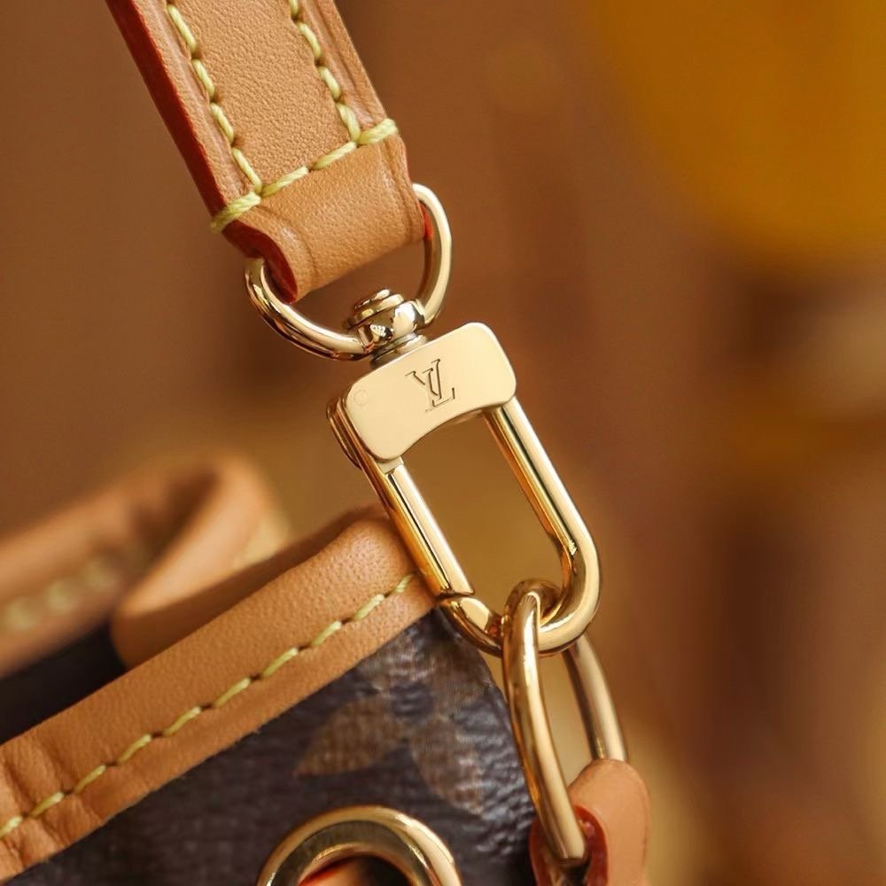 Louis Vuitton Nano Mini small bucket m81266 old flower 13*16*10cm