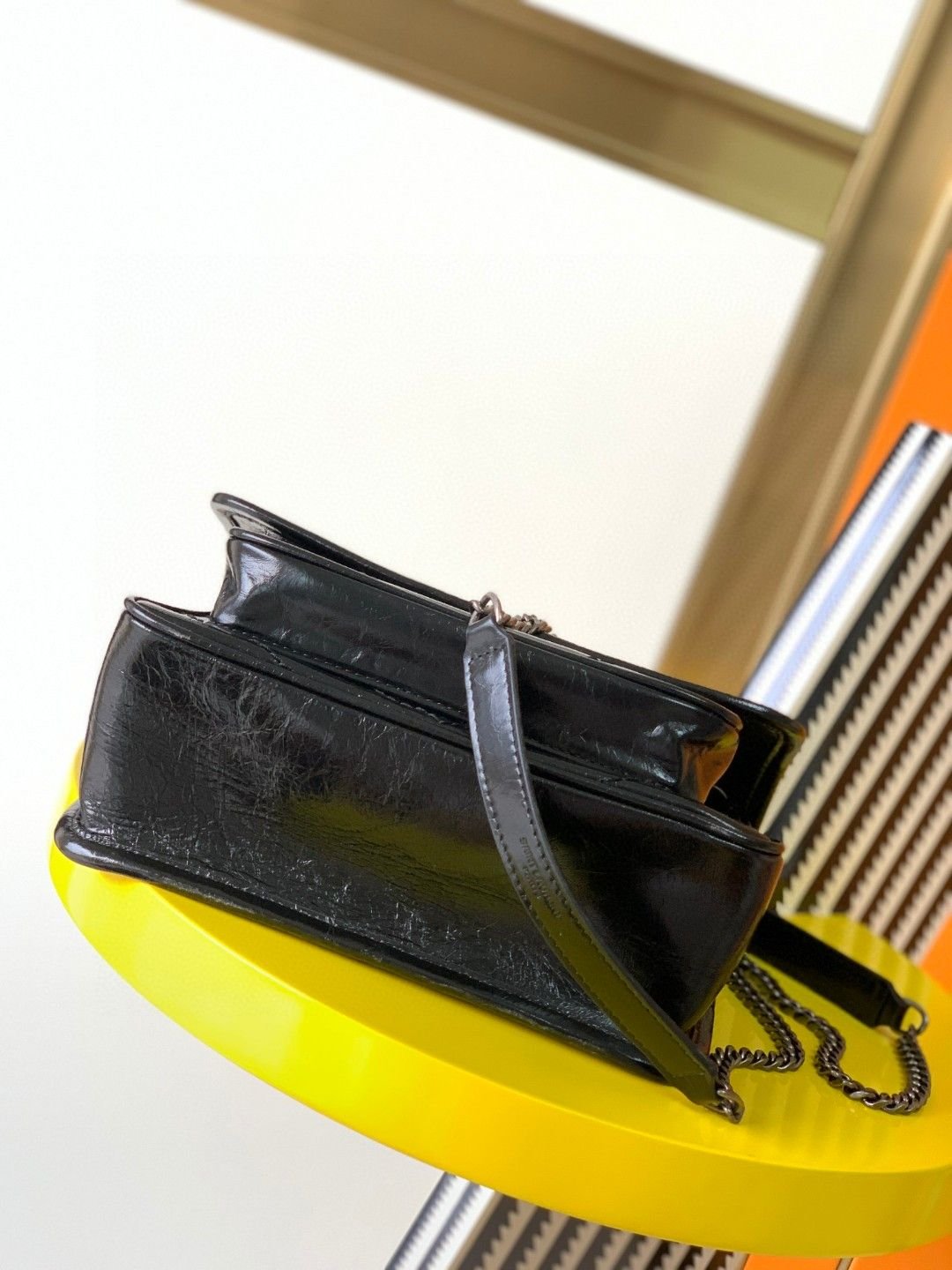 NIKI BABY Retro Leather Handbag