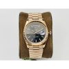 Rolex Day-Date Rose Gold Gray Dial Super Clone Swiss 3255 Movement