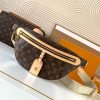 LV high rise waist bag monogram coated canvas