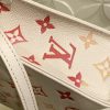 Louis Vuitton OnTheGo BB Handbag Sunrise Aquarelle Series Strawberry Red Silk Screen M47115