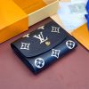 LV Black! Short! Wallet Wallet made of soft monogramempreinte leather