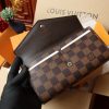 LV sarah flap long wallet