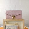 LV Diamond pattern leather embossed pochette metis handbag envelope wallet