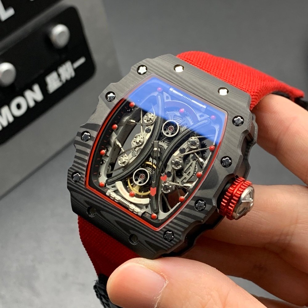 Richard Mille RM 53-01– Red Case Black Strap