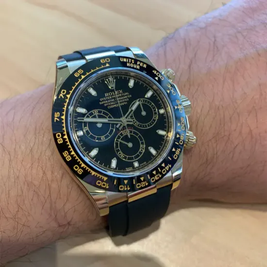 Cosmograph Daytona 18ct Yellow Gold Automatic Black Dial Men's Watch