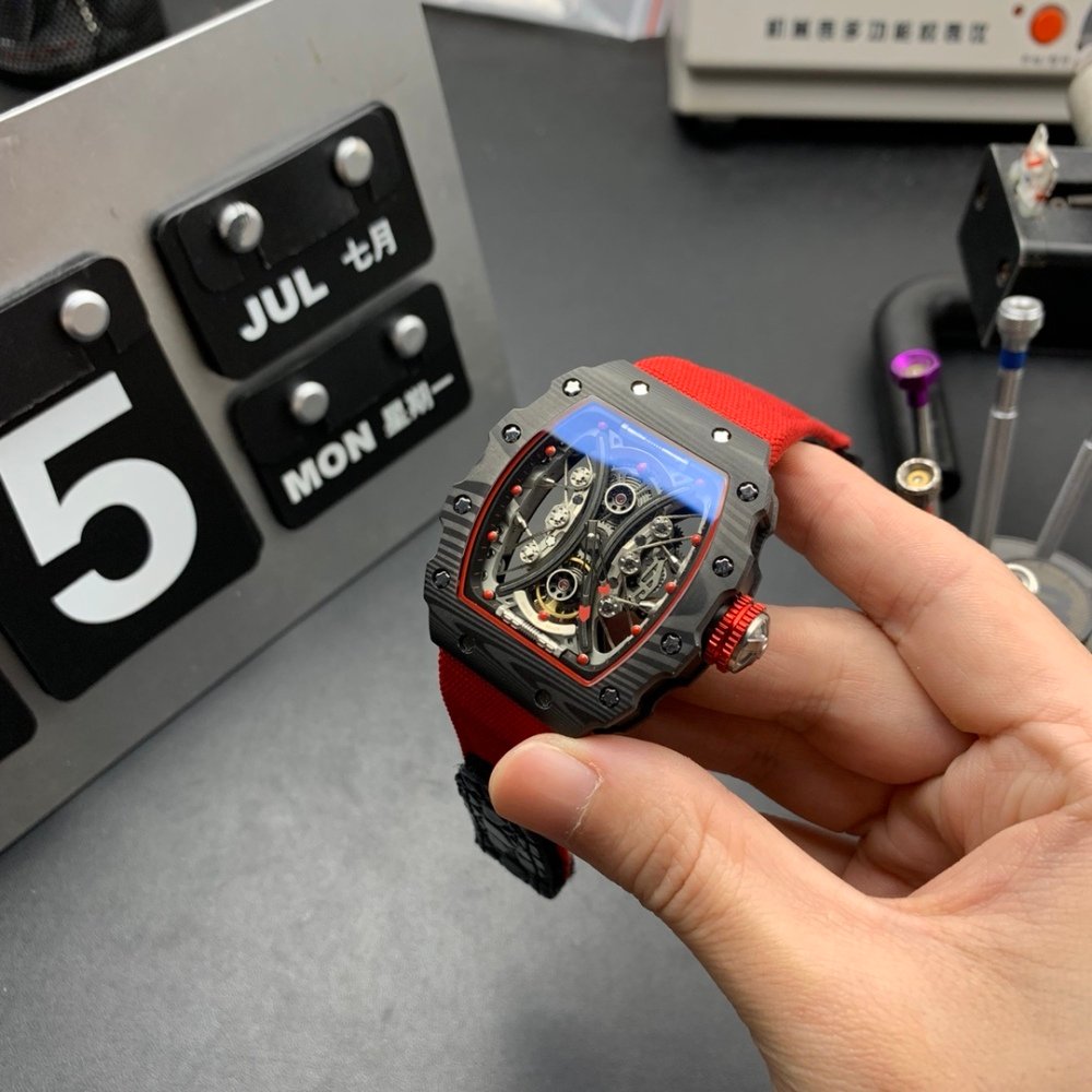 Richard Mille RM 53-01– Red Case Black Strap
