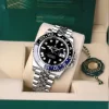 Rolex GMT Master II Batman & Pepsi 126710 Oyster Jubilee Bracelet Stainless Steel