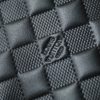 LV brazza wallet card holder embossed style