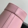CEL1N_E CUIR TRIOMPHE MINI BUCKET BAG IN SMOOTH CALFSKIN PINK 19.5 X 16 X 7 cm