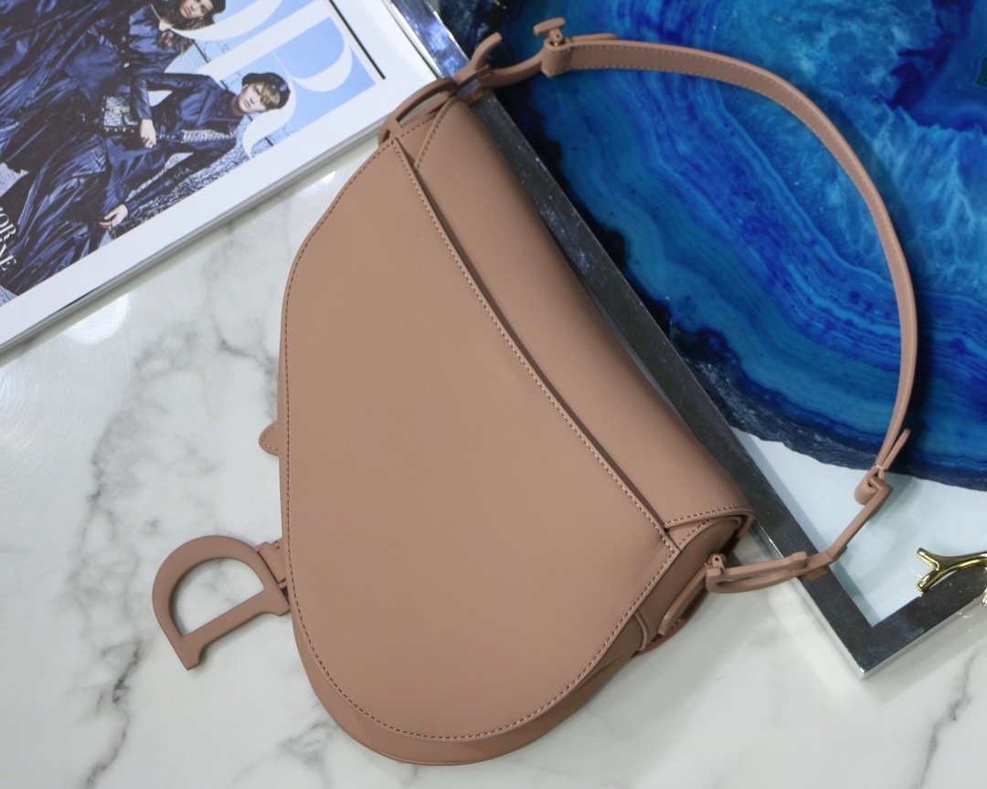 Dio.r Saddle🖤 frosted color buckle saddle bag