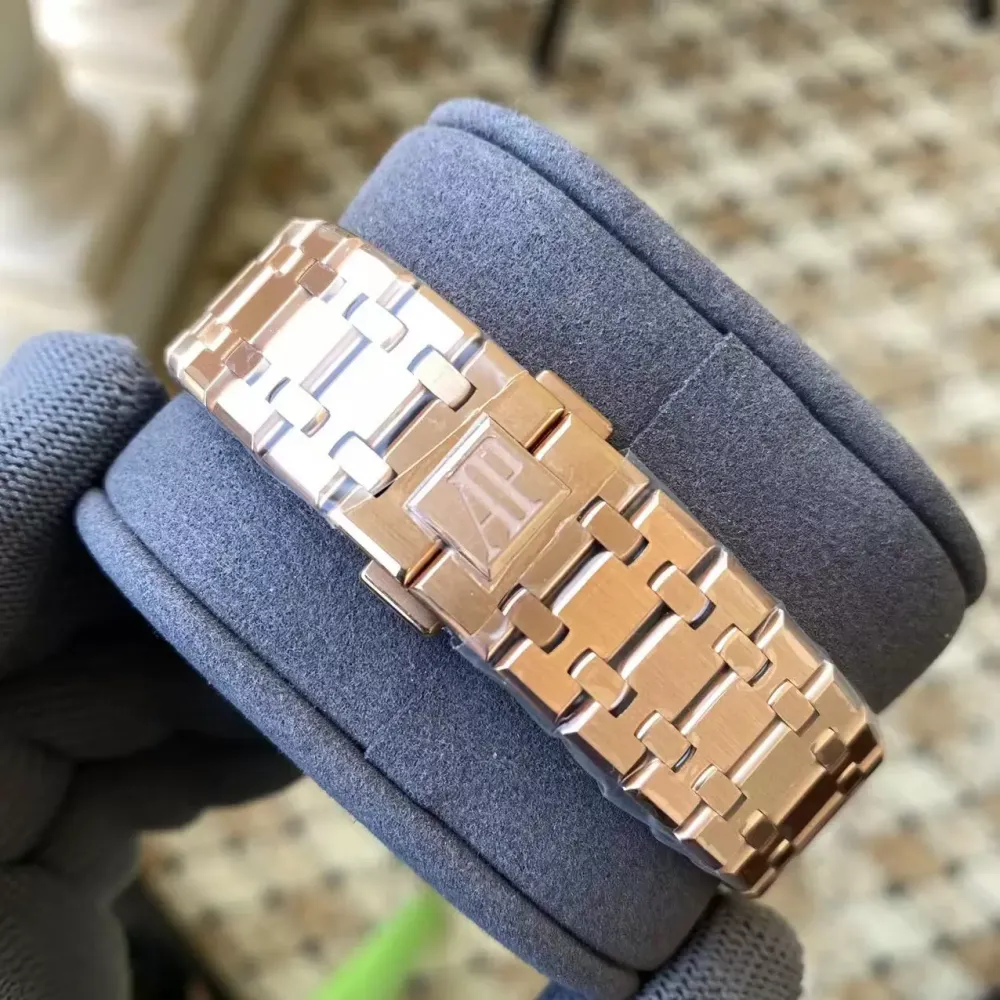 AP Royal Oak 41mm Complicated 26574 RG APS F1:1 Best Edition Rose Gold Dial on GR Bracelet A5134 (CHS)