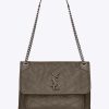 YSL NIKI BABY Retro Leather Handbag