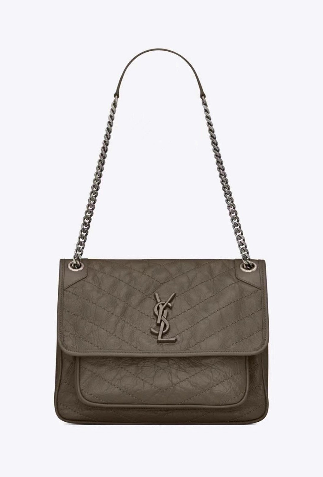 YSL NIKI BABY Retro Leather Handbag