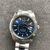 Rolex Sky-Dweller 326934 904L SS ZF 1:1 Best Edition Blue Dial SS Bracelet 2824 Movement