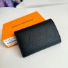 LV portefeuille capsine compact black wallet wallet card holder
