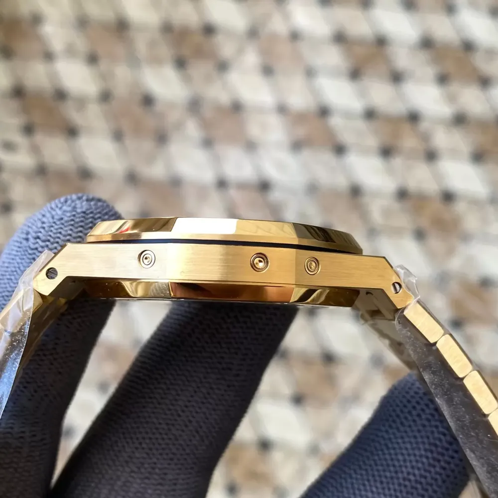 AP Royal Oak 41mm Complicated 26574 YG APS F1:1 Best Edition Yellow Gold Dial on YR Bracelet A5134 (CHS)