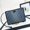 𝐃𝐢𝐨𝐫 𝐌𝐎𝐍𝐓𝐀𝐈𝐆𝐍𝐄 Clutch 30 Montaigne Denim D Lanbu D6313