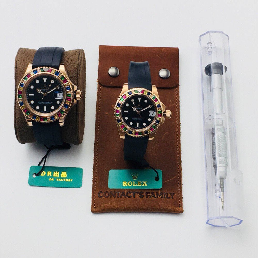 Rolex Yacht-Master 1166995SATS Multi-Color Gem Bezel 3135 Movement 40mm 37mm