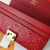LV Diamond pattern leather embossed pochette metis handbag envelope wallet