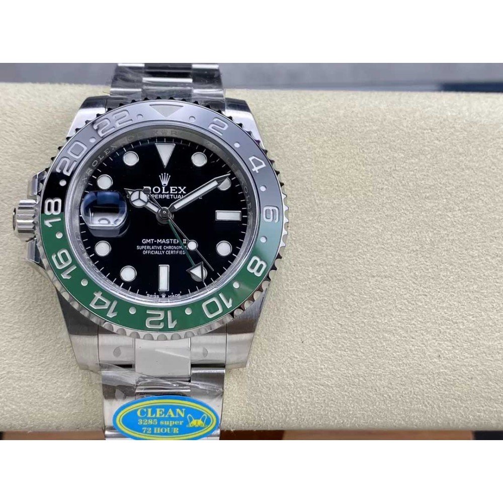 Rolex GMT Master II 126720VTNR-0001 Sprite Ring 3285 Movement Clean Factory