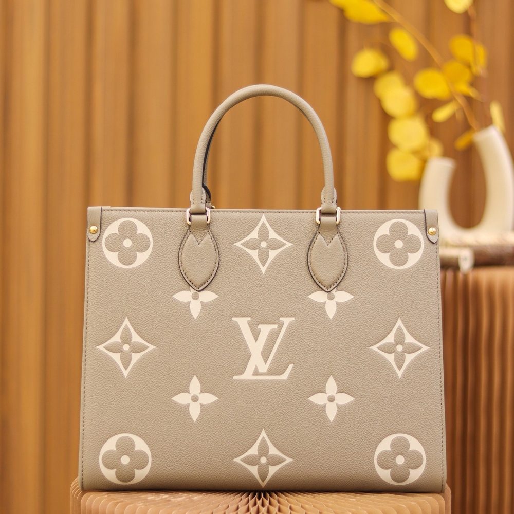 Louis Vuitton ONTHEGO Medium Original Leather Pure Steel Hardware m45494
