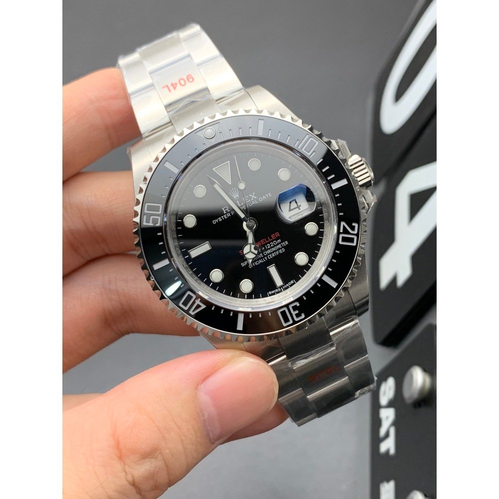Rolex Sea-Dweller 126600 Black Dial Stainless Steel Super Clone Swiss Movement