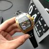 Richard Mille Rose Gold RM11-03 Men Automatic Transparent Dial
